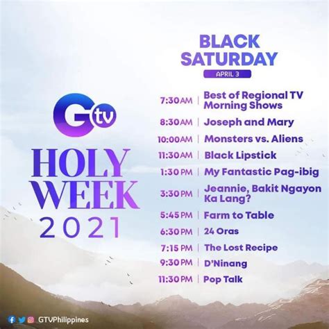 gtv program schedule today|GTV Program Schedule .